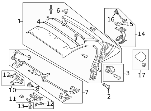 Frame & Components for 2014 Audi R8 #0