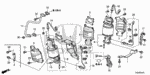 36538RDMA01 - Engine: CLIP, WIRE HARNESS for Honda Image