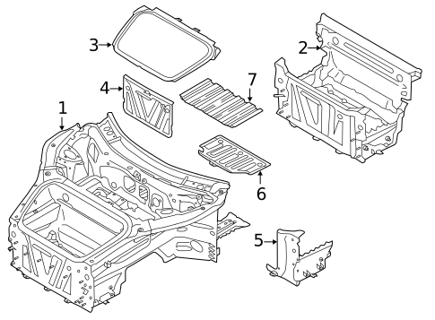 Inner Structure for 2013 Porsche Boxster #1