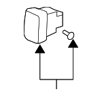 35300SMA003 - Body: Stab Control Switch for Honda: Accord, Civic, CR-V Image