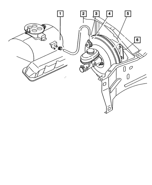 Power Brake Booster for 2003 Dodge Durango #0