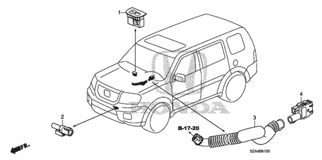 A/C Air Conditioner (Sensor) for 2012 Honda Pilot #0