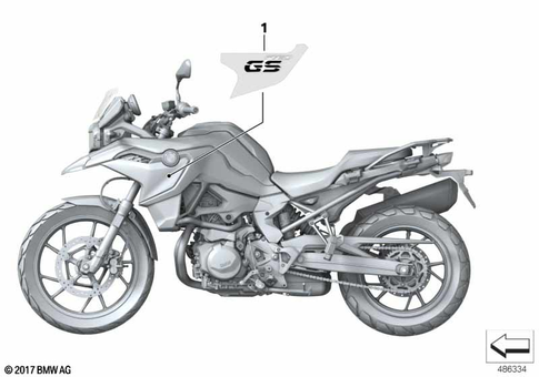 Stickers, Labels, Adhesive Film Strips for 2021 BMW-Motorrad F 750 GS #2