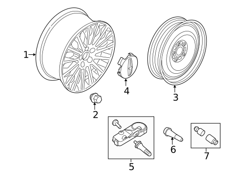 Wheels & Trim for 2015 Lincoln MKZ #2