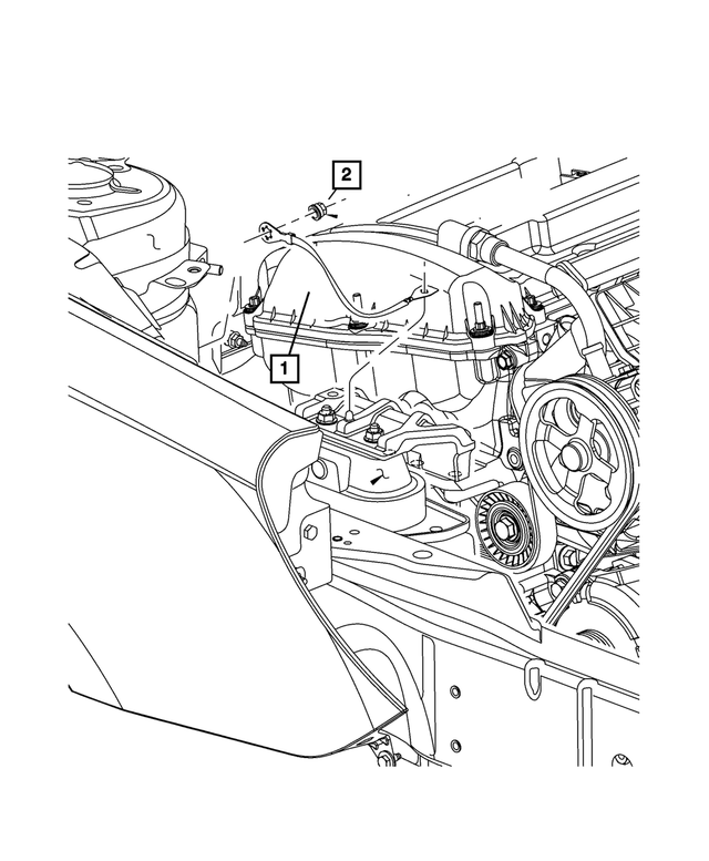 4672334AA - Electrical: Ground Strap for Mopar Image image