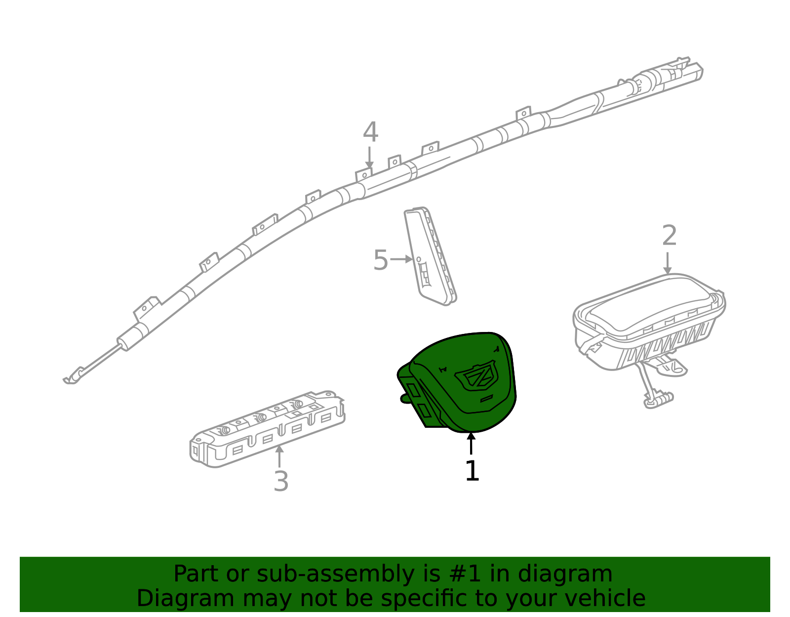 GM Parts | (85699165) - Driver Air Bag | GM Parts Store