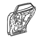 67003F6010 - Body: Door Shell for Lexus: NX250, NX350, NX350h, NX450h+ Image