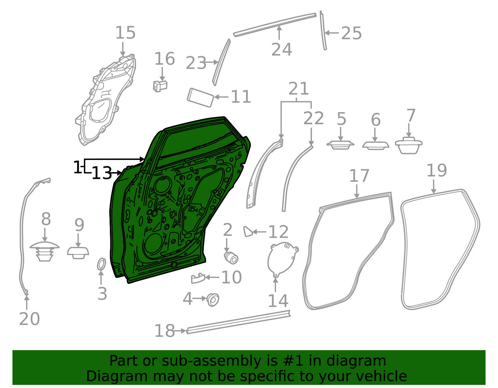 67003-F6010 - Door Shell 2022-2025 Lexus | Longo Lexus Parts