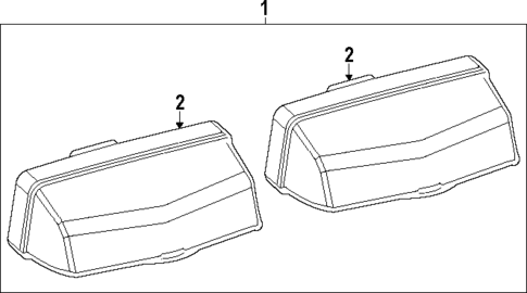 License Lamps for 2024 Lexus RZ300e #0