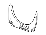 25862431 - Cooling System: Lower Shroud for Chevrolet: Colorado | GMC: Canyon | Hummer: H3, H3T Image