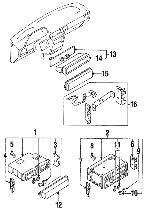 Sound System for 1994 Mazda 323 #0