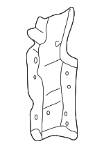 60485S6M306ZZ - Cooling System: Outer Support for Acura: RSX Image