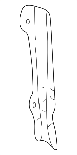 60434S6MA00ZZ - Cooling System: Center Support for Acura: RSX Image