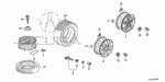 44727S5AA11 - Chassis: WEIGHT, BALANCE (15G) (PLOMBCO) for Acura Image