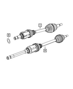 R4578884AC - Differential and Drive Line: Axle Half Shaft, Remanufactured, Right for Mopar Image
