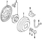 43200F4330 - : Wheel Bearing And Hub Assembly for Nissan Image