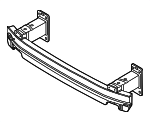 4M0807109A - Body: Impact Bar for Audi Image