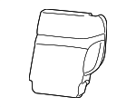 6RA96U00AA - : Rear Seat Back Cover, Left for Mopar Image