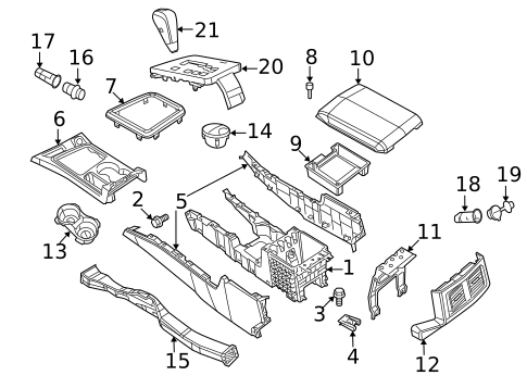 Console for 2013 Dodge Challenger #0