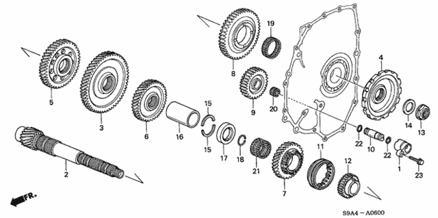 AT Countershaft for 2004 Honda CR-V #0