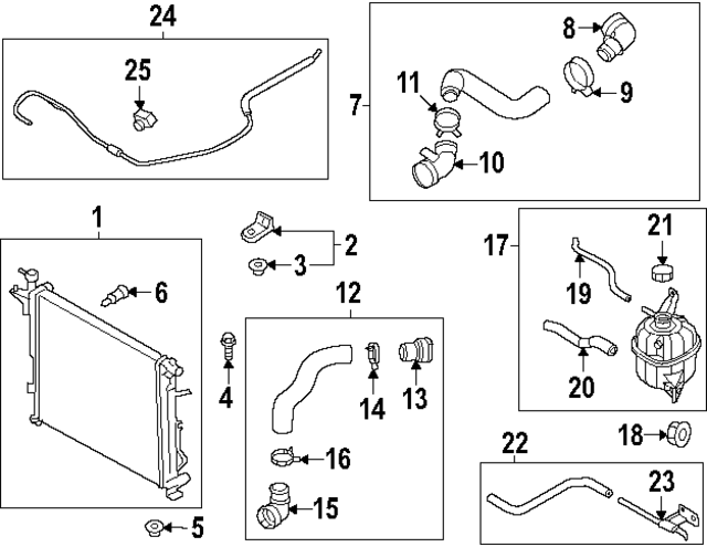 254E0P7201 - : Vent Hose for Hyundai Image
