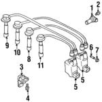 3376051G20 - : Plug Wire for Suzuki Image