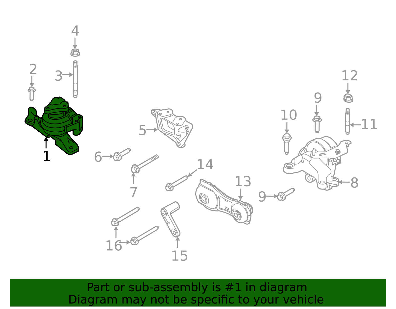 aa5z6038d - Ford Mount | Levittown Ford Parts
