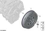 21208667195 - Engine: Twin Mass Flywheel for BMW Image