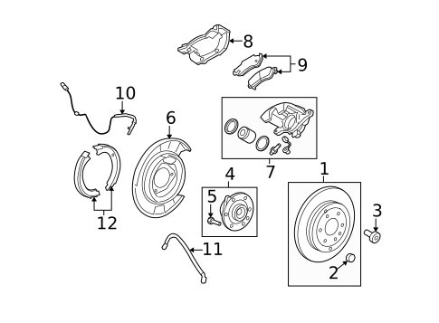 Brake Hydraulics for 2010 Buick Enclave #1
