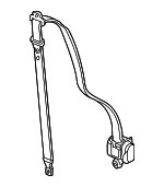 12475168 - : Oak Rear Seat Belt with Retractor for Chevrolet: Silverado 1500, Silverado 2500 | GMC: Sierra 1500, Sierra 2500 Image