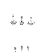 68092745AD - Frame, Bumper and Fascia: Body Hold Down Cushion for Ram: 1500, 1500 Classic Image