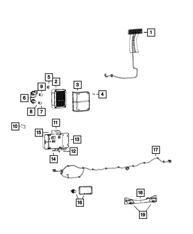 4399791 - : Fascia Bezel for Mopar Image
