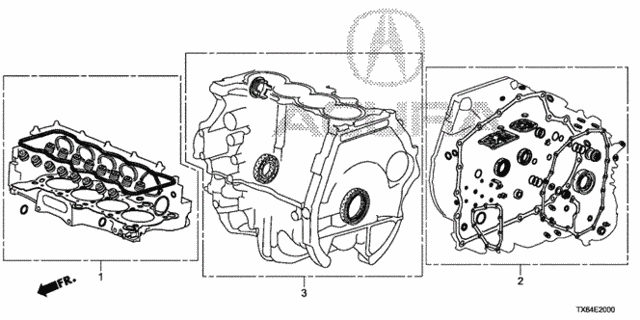 Gasket Kit (2.0L) for 2014 Acura ILX #0