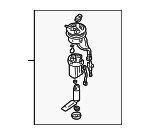 MR990884 - : Fuel Pump Assembly for Mitsubishi: Montero Image