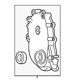 53020222 - Engine: Timing Cover for Mopar Image
