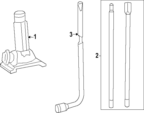 Jack & Components for 2021 Ram 2500 #0