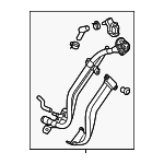 31030A7550 - Fuel System: Fuel Tank Filler Neck for Kia: Forte, Forte Koup, Forte5 Image