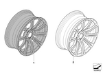 36112842947 - : Alloy Rim Forged 36907113 for BMW Image