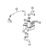 68370065AA - Cooling: Coolant Bottle Supply Hose for Mopar Image
