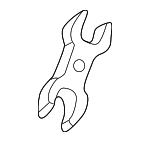 11421702697 - Engine: Pressure Hose Bracket for BMW Image