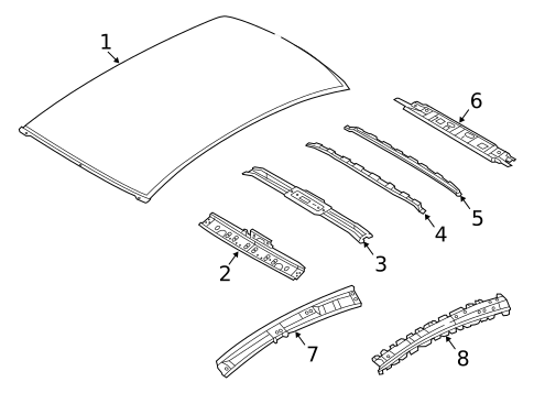 Roof & Components for 2015 Nissan Versa Note #0