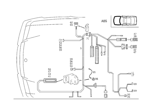 Abs, Asd and Electronic Traction System (Ets) for 1997 Mercedes-Benz C280 #0