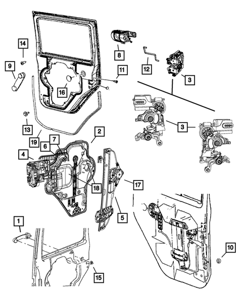 Rear Door for 2017 Jeep Wrangler #0