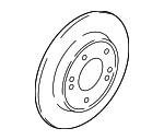 584113X300 - Brakes: Disc Brake Rotor for Hyundai Image image