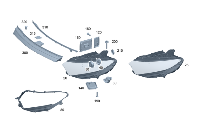 2979066402 - Electr. System: Lamp Unit for Mercedes-Benz Image image