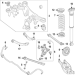 2063500100 - Suspension: Steering Knuckle for Mercedes-Benz Image