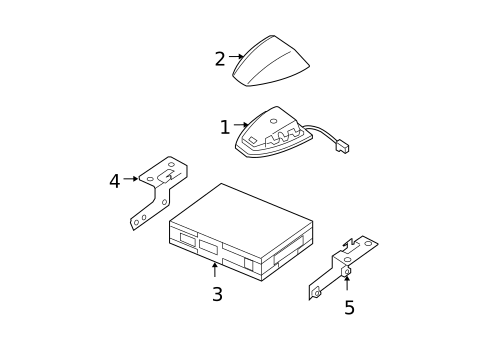 Antenna & Radio for 2007 Nissan Maxima #0