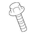 1125206201 - Electrical: Child Seat Bracket Bolt for Hyundai: Genesis Coupe Image