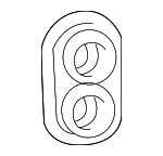 90480A0004 - HVAC: AC &amp; Heater Assembly Grommet for Lexus: ES300h, ES350, RX350, RX450h Image