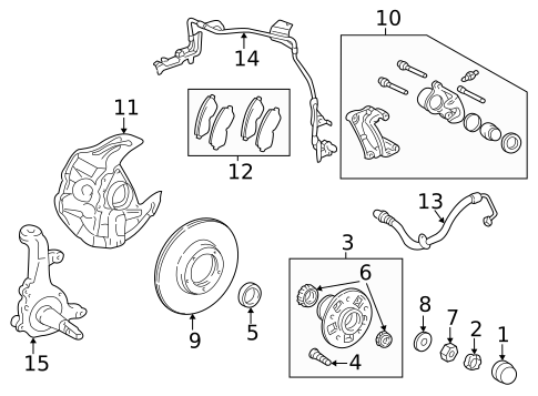 Anti-Lock Brakes for 1999 Toyota Tacoma #1